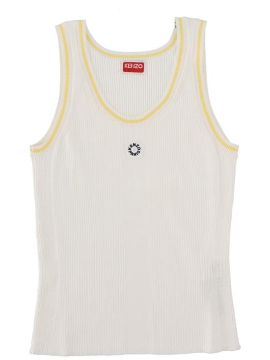 26SS 겐조 민소매 티셔츠 FG52TO6303LM 02 White
