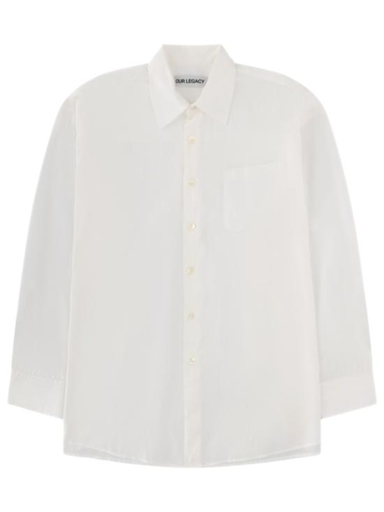 26SS 아워레가시 보로우드 셔츠 M2262BCW CLOUDWHITESILCOTWEAVE White