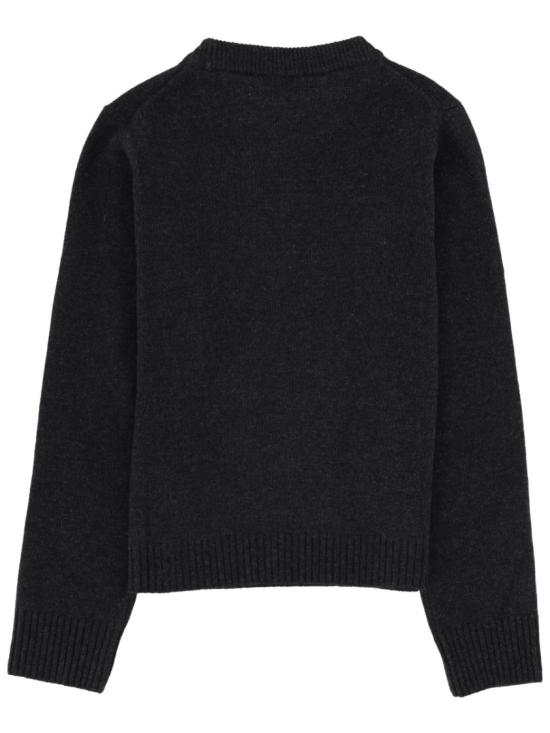 26SS 가니 그래픽 울 니트 A1070047 252 Black - GANNI