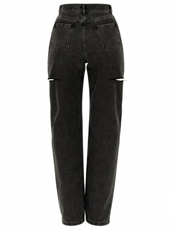  마르지엘라 컷아웃 진 S51LA0051 S30743965 Black - MAISON MARGIELA