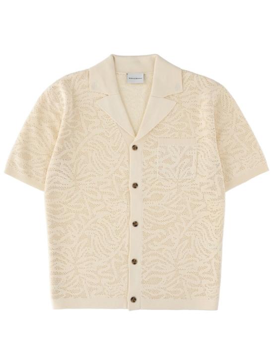26SS 드롤드무슈 반팔 셔츠 CA174 CO293OFFWHITE Neutrals