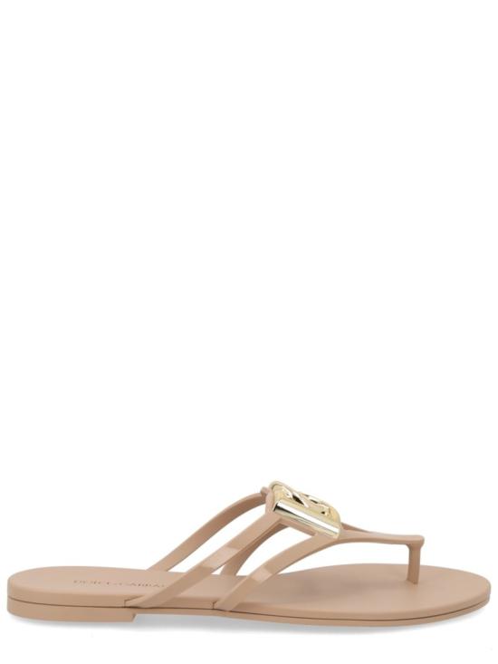 26SS 돌체앤가바나 러버 비치웨어 슬라이드 CW2418 AY8178B185 Neutrals