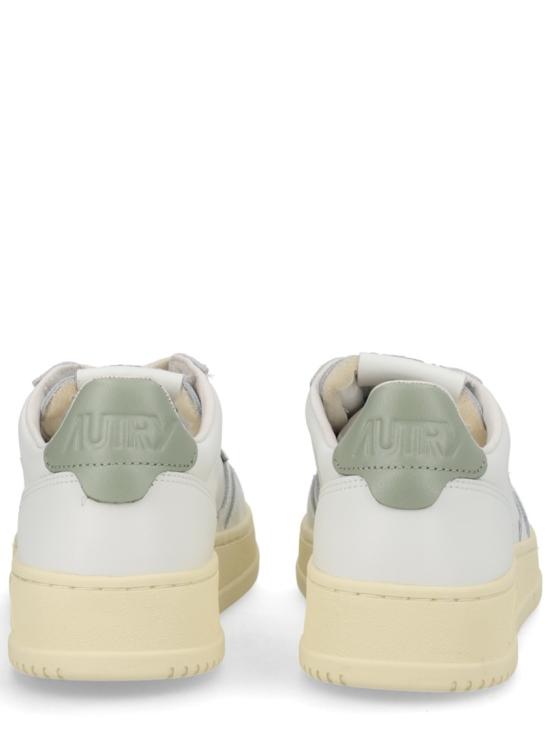 26SS 오트리 메달리스트 로우 레더 스니커즈 AULW LL11 White - AUTRY