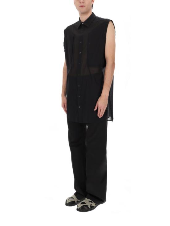 26SS 릭 오웬스 반팔 셔츠 RU01F2229 CV09 Black - RICK OWENS