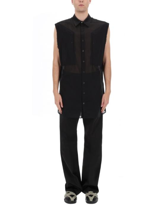 26SS 릭 오웬스 반팔 셔츠 RU01F2229 CV09 Black - RICK OWENS