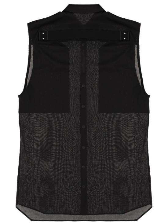 26SS 릭 오웬스 반팔 셔츠 RU01F2229 CV09 Black - RICK OWENS