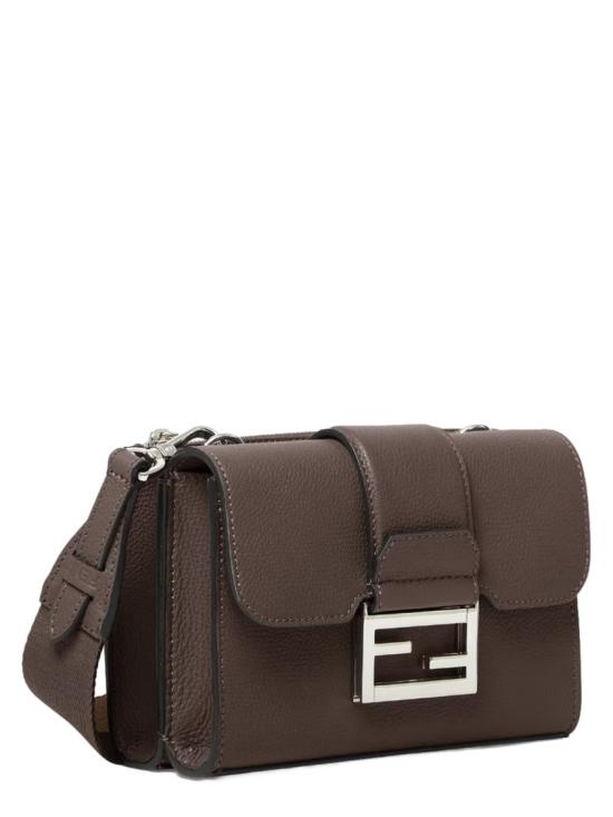  펜디 레더 더블 바게트백 7VA649 APDRF0H3A Black - FENDI
