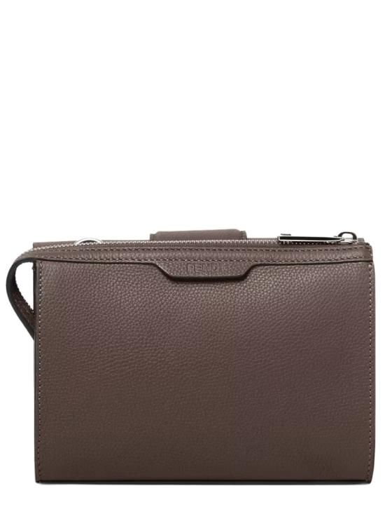  펜디 레더 더블 바게트백 7VA649 APDRF0H3A Black - FENDI