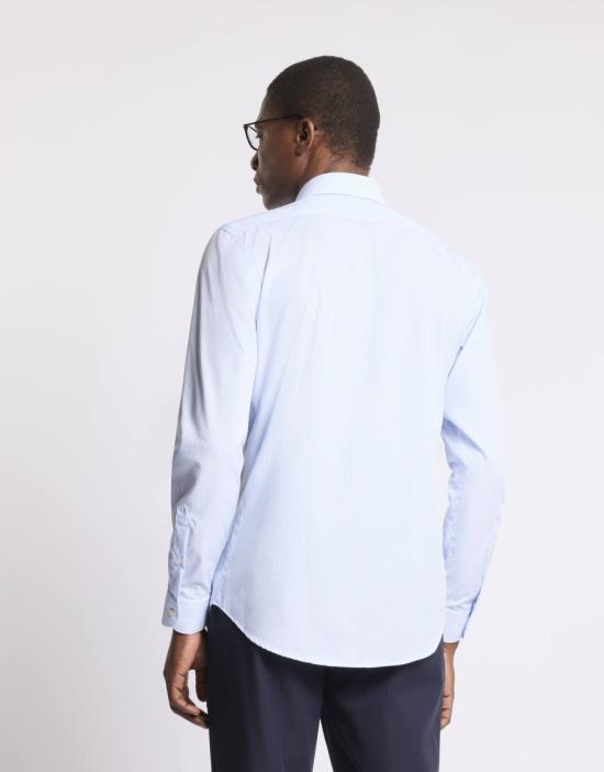 26SS 페이 긴팔 셔츠 NCMA1522670ZCHU606 Blue - FAY
