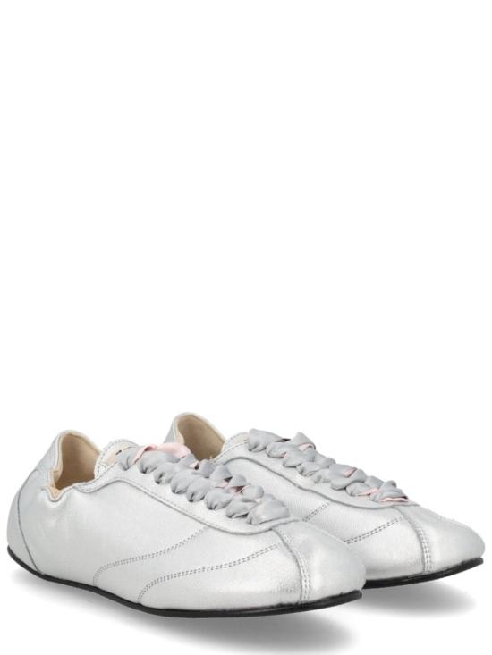  레페토 테니스 실크 스니커즈 V4230VEMD 020 White - REPETTO