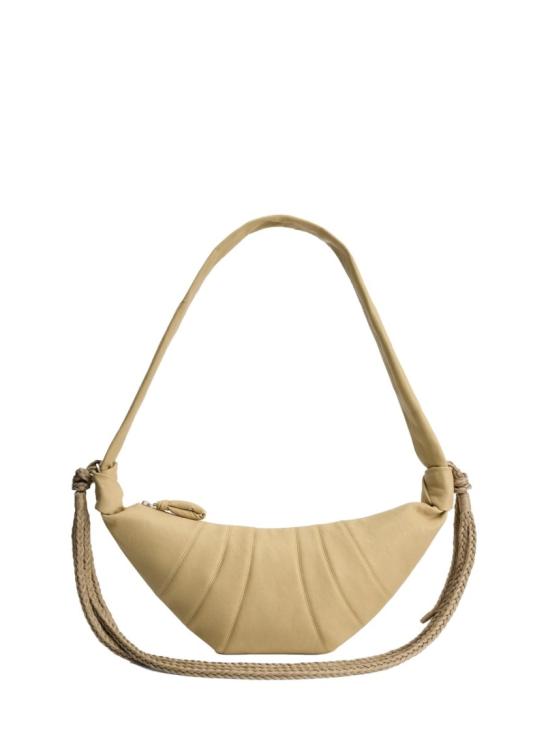  르메르 그레인드 버팔로 레더 브레이드 미디움 크루아상 백 BG0174 LL0160BG225 Neutrals - LEMAIRE