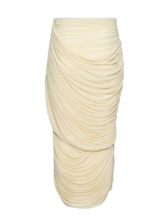 25FW 마그다뷰트림 롱 스커트 234925 BEIGE White - MAGDA BUTRYM