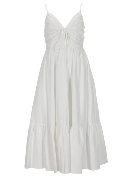 26SS 마이클 코어스 롱 원피스 MS683DHKLZ 100WHITE White