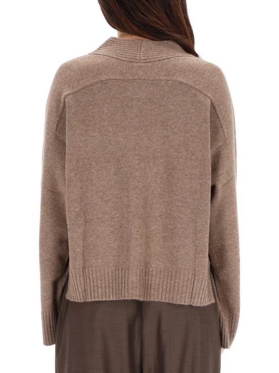 25FW 루루 드 세종 가디건 KAIALDS TAUPEMELANGE Brown - LOULOU DE SAISON