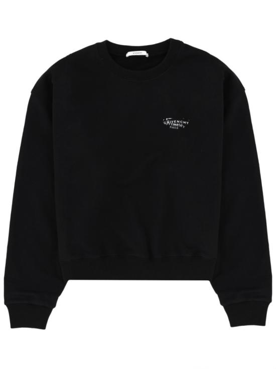  지방시 긴팔 티셔츠 BWJ04UP7A7 001 Black