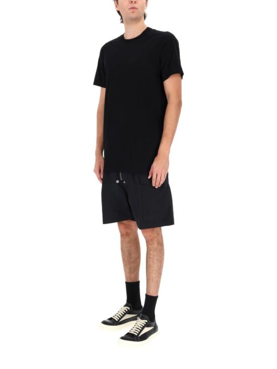 26SS 릭 오웬스 반팔 티셔츠 RU01F2264 JA09 Black - RICK OWENS
