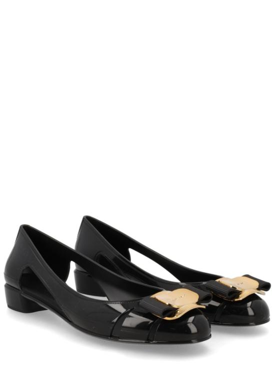 26SS 살바토레 페라가모 플랫 슈즈 785441 01K557001 Black - SALVATORE FERRAGAMO