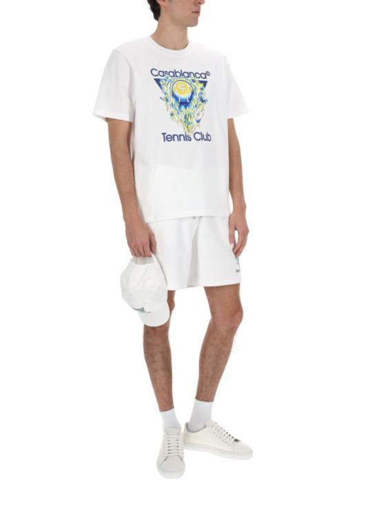 26SS 카사블랑카 반팔 티셔츠 M SP26 JTS 001 01TENNISCLUBICON White - CASABLANCA