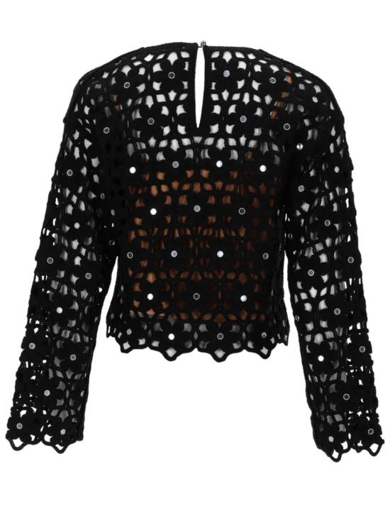 26SS 마이클 코어스 블라우스 MS651ZMKNE 001BLACK Black - MICHAEL KORS