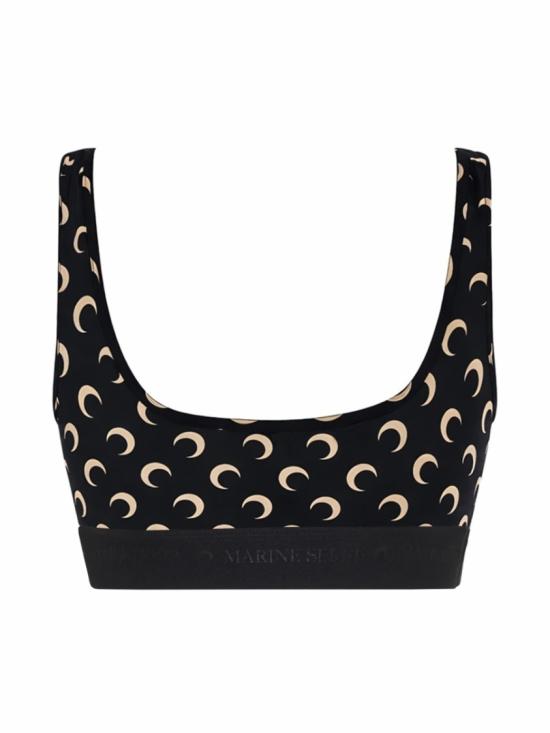  마린세르 올오버 문 프린트 브라탑 WUW055B CJER0001IT99 Black - MARINE SERRE