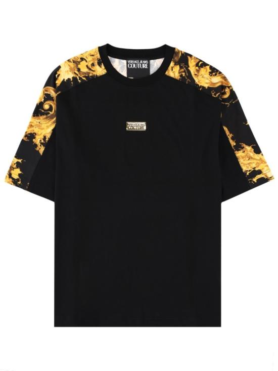 26SS 베르사체 반팔 티셔츠 80GAH610 JS543G89 Black