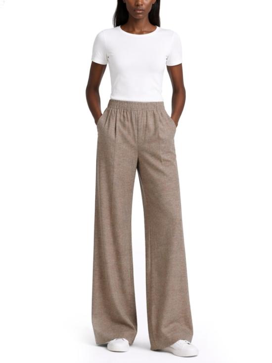 26SS 파비아나 필리피 아멜리아 린넨 조거 팬츠 PAD276F291 M1310161 Brown - FABIANA FILIPPI