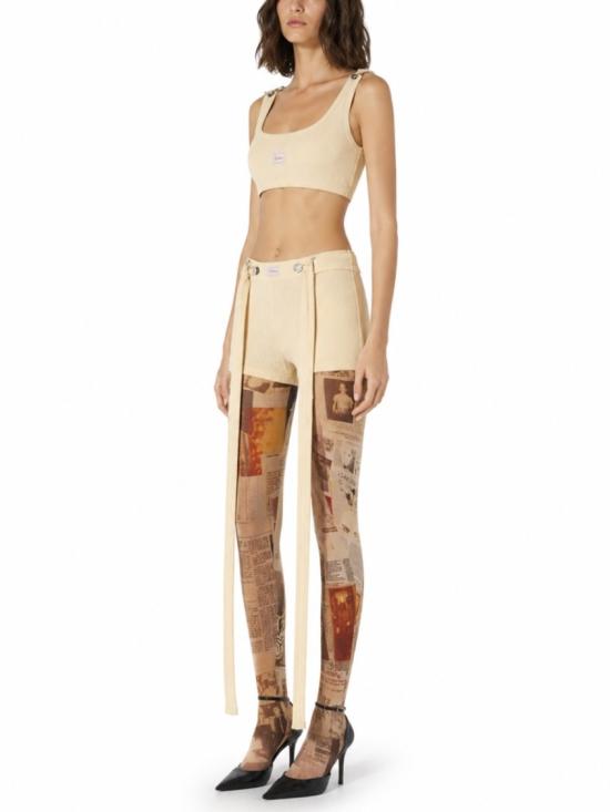 26SS 장 폴 고티에 숏팬츠 TR059 J01463 Neutrals - JEAN PAUL GAULTIER
