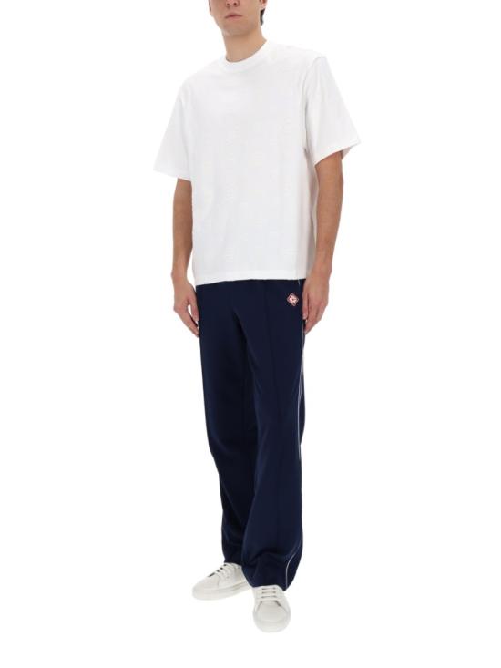 26SS 카사블랑카 트레이닝/조거 팬츠 M SP26 JTR 192 01NAVY Black - CASABLANCA