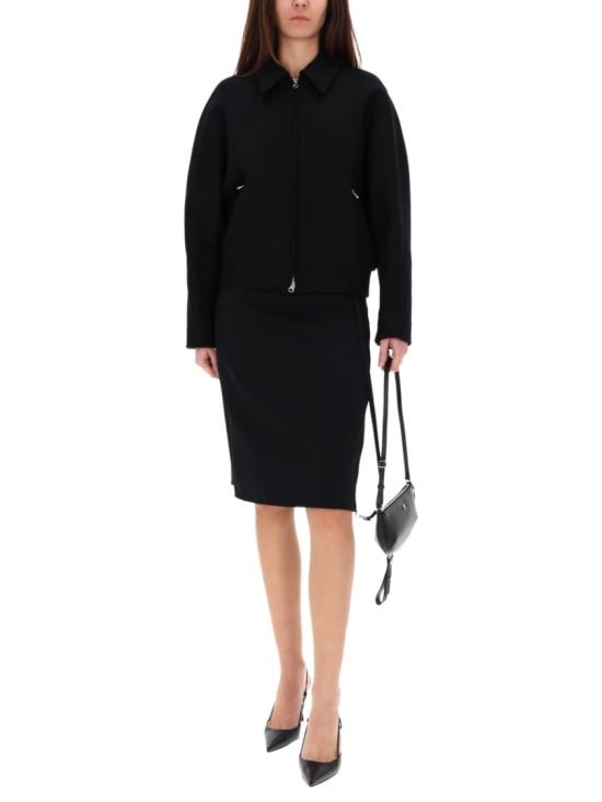 25FW 쿠레쥬 자켓 325CBL308W O01189999 Black - COURREGES