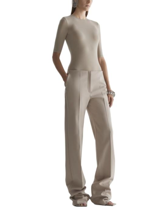 26SS 뮈글러 스트레이트 팬츠 26S1PA 05301032 7322 Neutrals - MUGLER