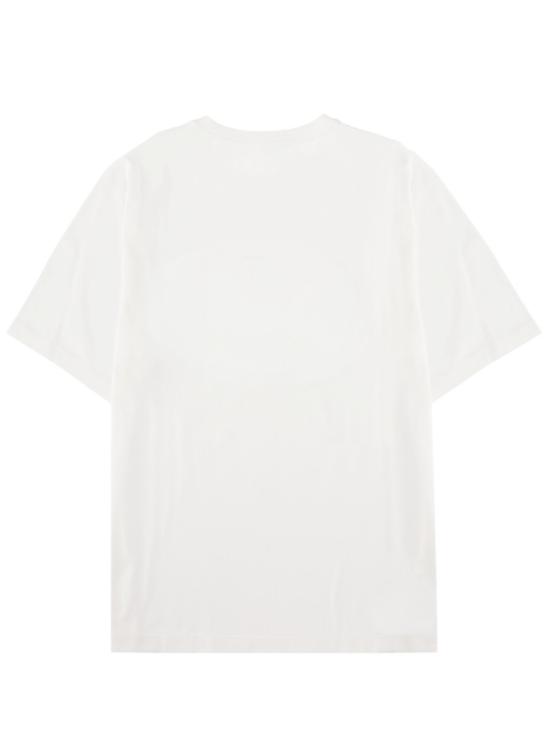 26SS 돌체앤가바나 자수 저지 티셔츠 G8PN9Z G7POPW0800 White - DOLCE & GABBANA