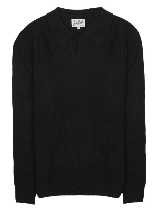 25FW 세인트바쓰 폴로 티셔츠 DOW0002 00037I00 Black