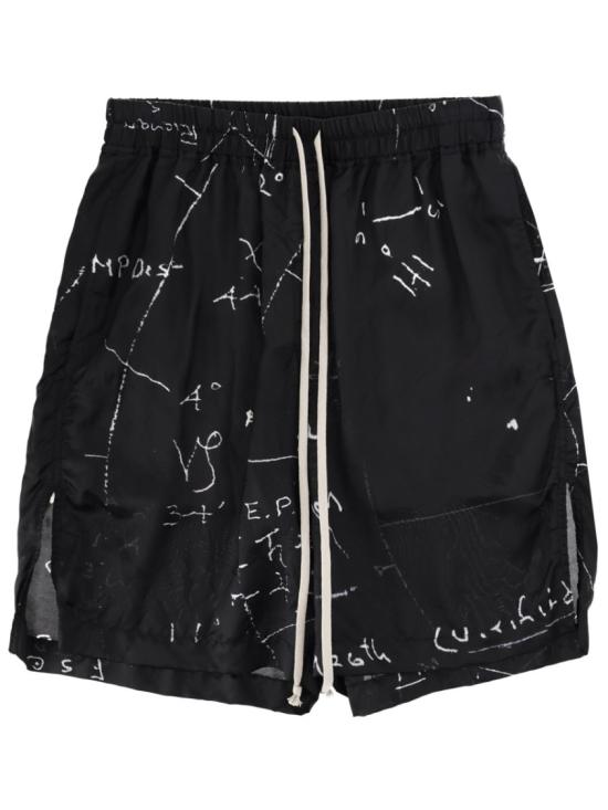 26SS 릭 오웬스 숏팬츠 RU01F2397 KP10911 Black