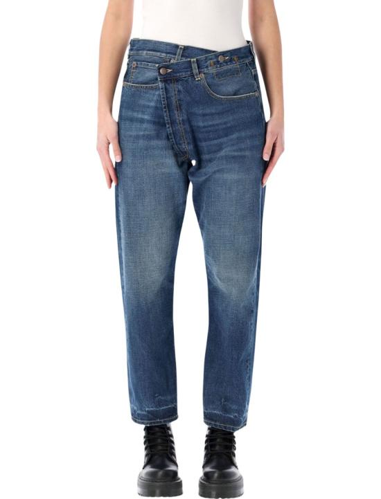 26SS 알13 KELLY 캘리 크로스오버 데님 팬츠 팬츠 R13W2048D381CD381C Blue