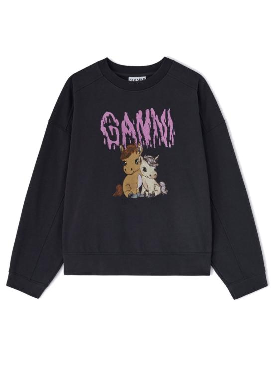 26SS 가니 긴팔 티셔츠 A1060018 252 Black