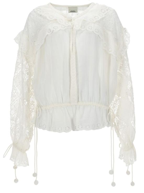 26SS 이자벨마랑 탑 HT0886FA D2J17I20WH White
