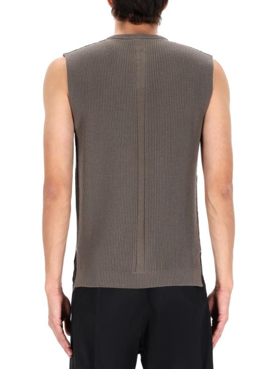 26SS 릭 오웬스 니트 베스트 RU01F2617 KWVH34 Grey - RICK OWENS