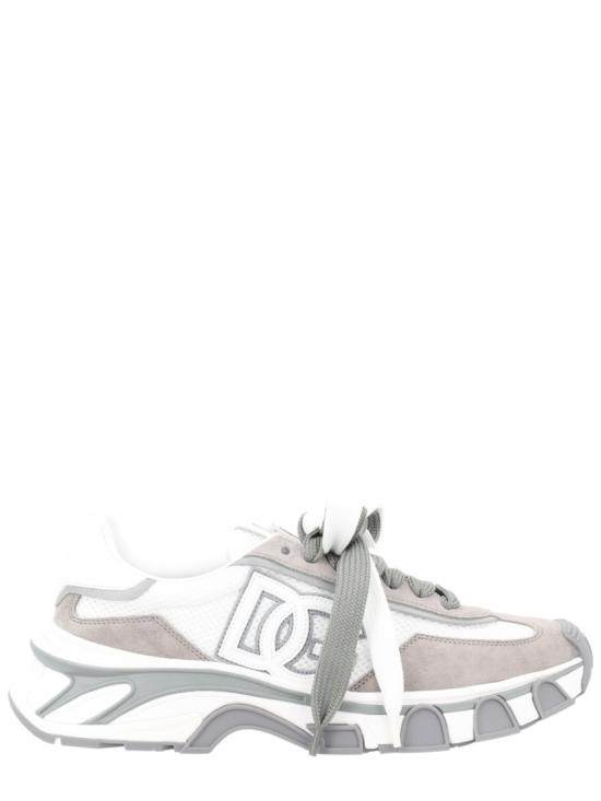 26SS 돌체앤가바나 DG 컨트리 로드 나일론 앤 레더 스니커즈 CS2403 A02088B932 White