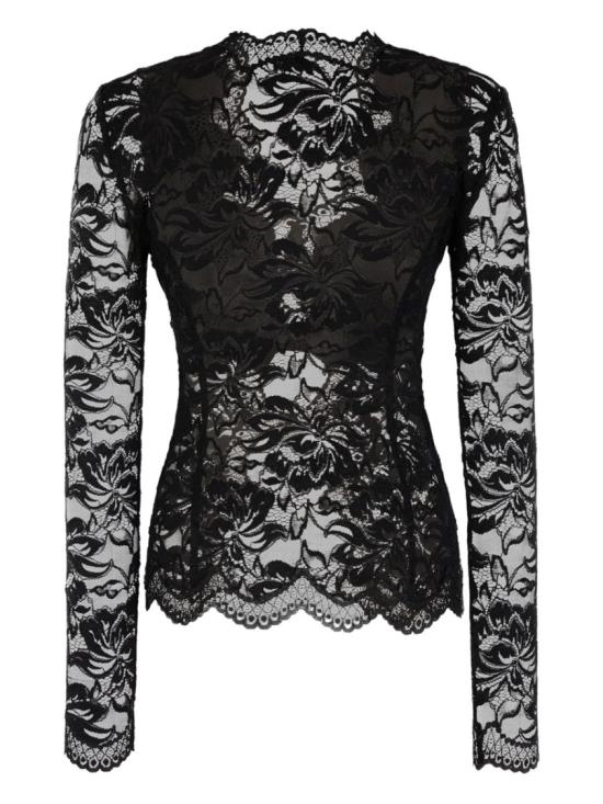 26SS 파코라반 긴팔 티셔츠 26PJTO173PA0170 P001 Black - PACO RABANNE