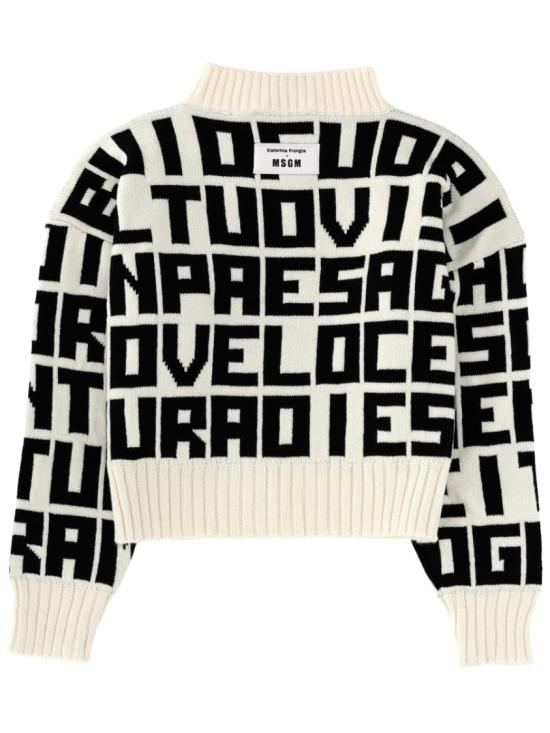 25FW 엠에스지엠 스웨터 3942MDM199 25798902A White - MSGM