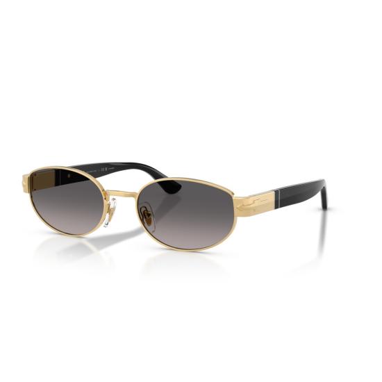 26SS 페르솔 선글라스 그라데이션 렌즈가 장착된 타원형 금속 프레임 - PERSOL