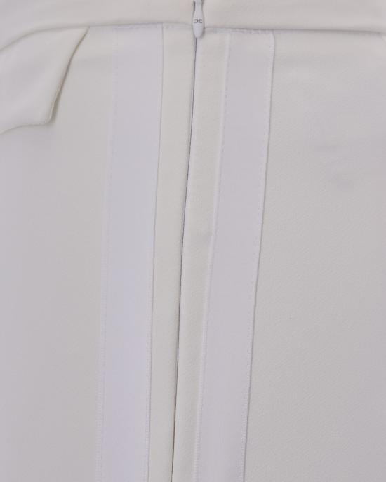 26SS 엘리자베타프랜치 스트레이트 팬츠 4521356 White - ELISABETTA FRANCHI