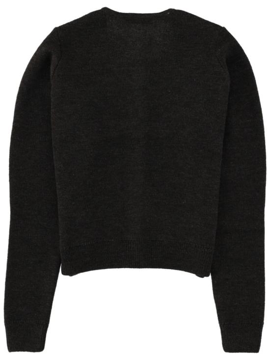 25FW 르메르 목넥 롱슬리브 탑 TO1411 LK1028BR507 Black - LEMAIRE