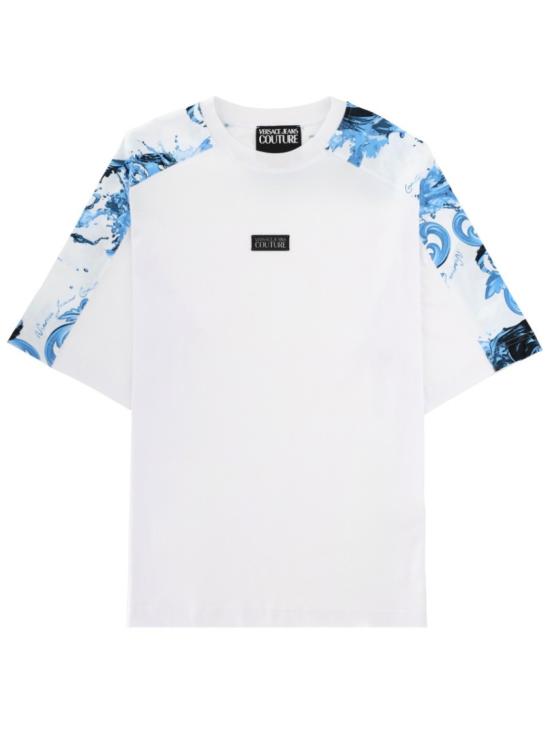 26SS 베르사체 반팔 티셔츠 80GAH610 JS543OE8 White