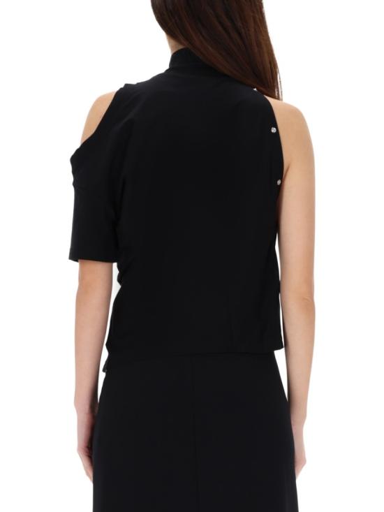 25FW 쿠레쥬 민소매 티셔츠 425JTS231J S02339999 Black - COURREGES