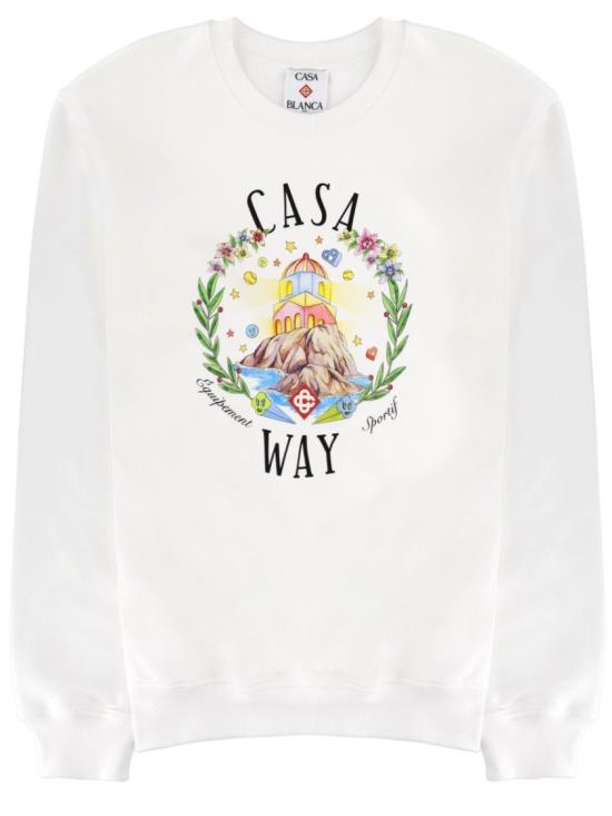 26SS 카사블랑카 긴팔 티셔츠 M SS26 JTP 293 01CASAWAY White