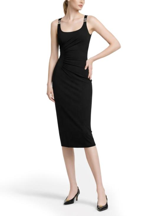 26SS 베르사체 미디 원피스 1022606 1A144751B000 Black - VERSACE