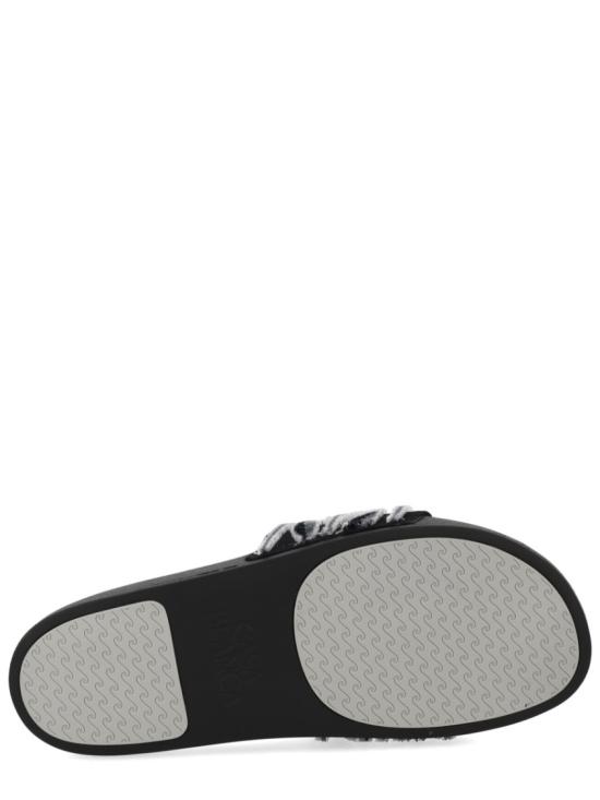 26SS 카사블랑카 뮬/슬리퍼 A SP26 FW 084 01 MBLACK Black - CASABLANCA
