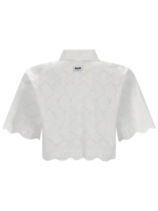 26SS 엠에스지엠 탑 4041MDE16 26712202 White - MSGM