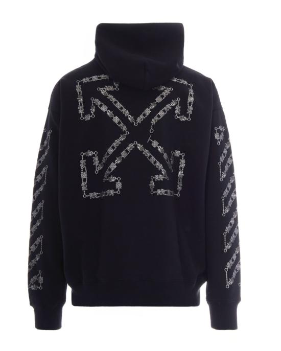 26SS 오프화이트 후드 티셔츠 933810 Black - OFF WHITE